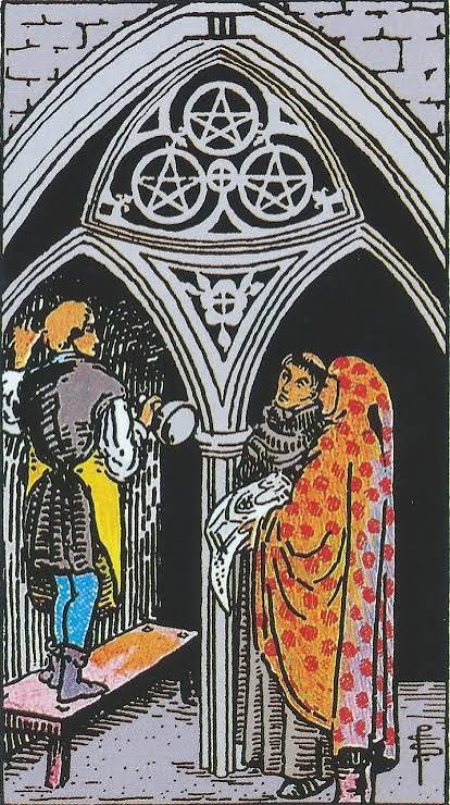 Three of Pentacles — The sacred house, lovingly built (2 of 2)
